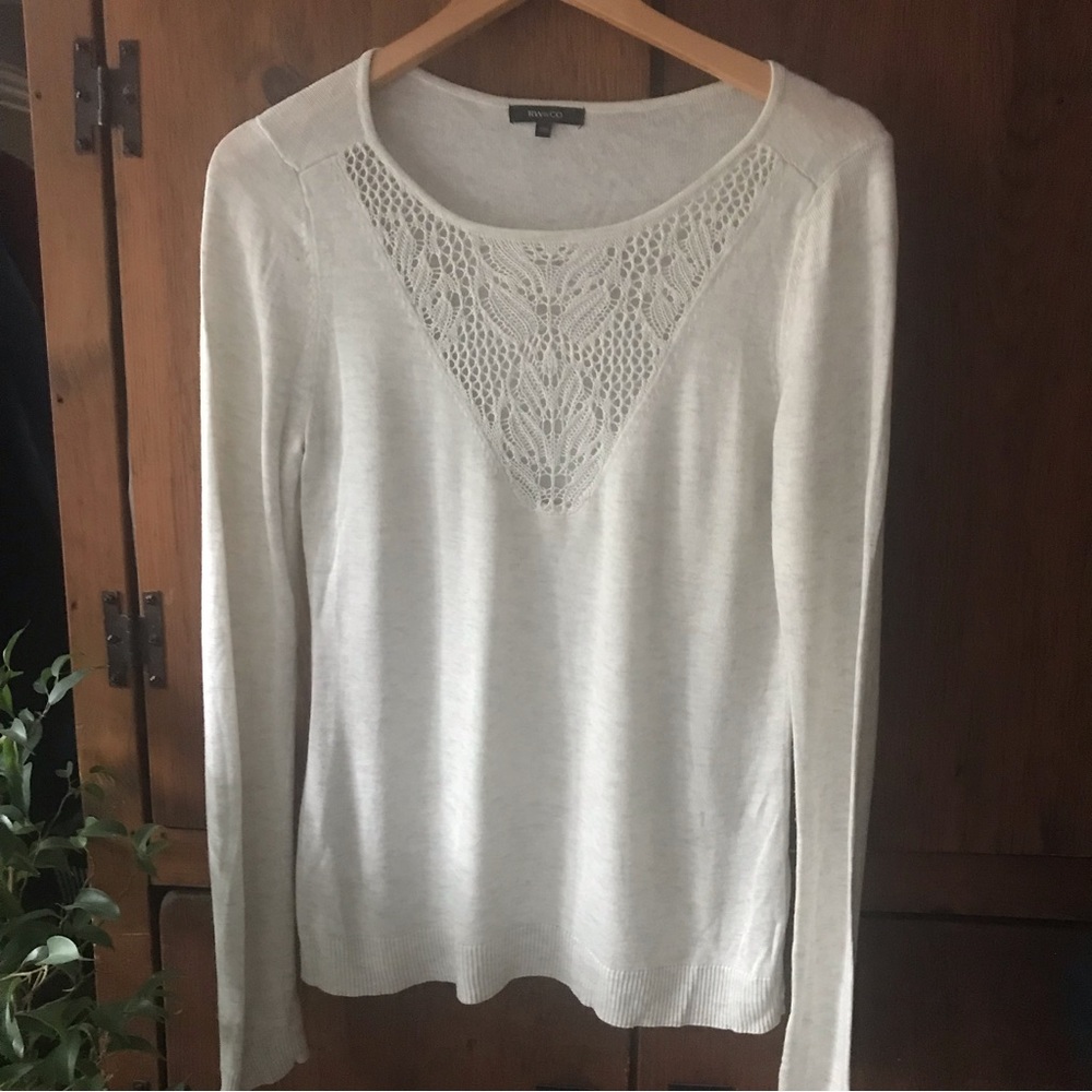 RW&Co Long Sleeve Top/Sweater